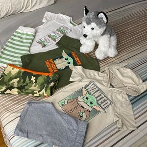 Toddler boys 3 shorts set Star Wars